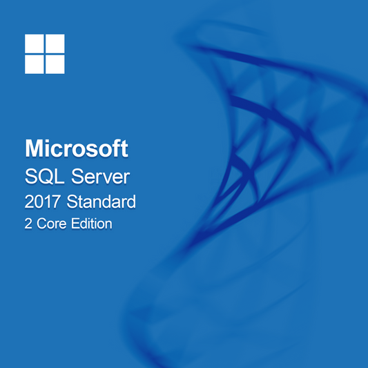 Microsoft SQL Server 2017 Standard, 2 Core Edition