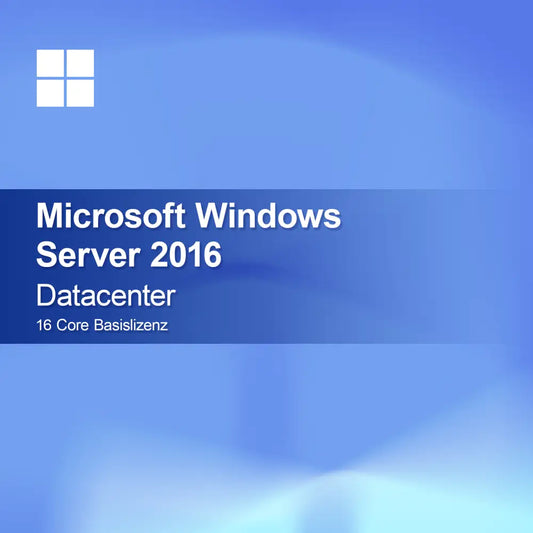 Microsoft Windows Server 2016 Datacenter 16 Core Base License