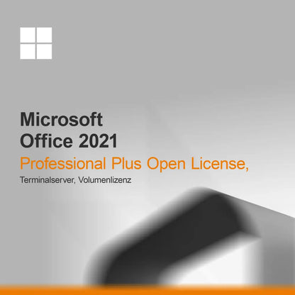 Microsoft Office 2021 Professional Plus Open License, Terminal Server, Volume License