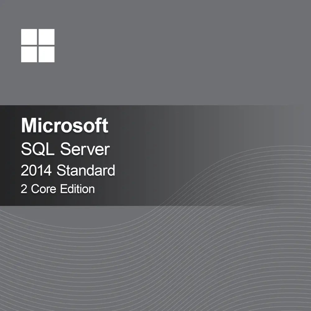 Microsoft SQL Server 2014 Standard - 2 Core Edition
